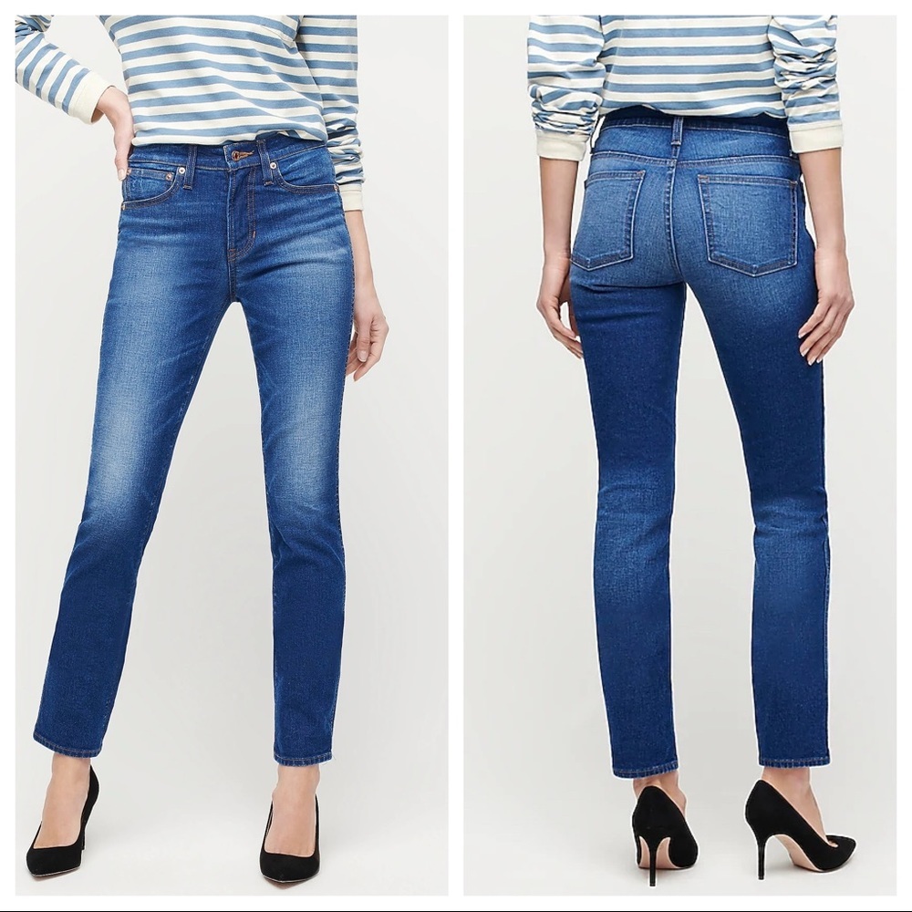 J crew vintage straight high waist jeans 32 (c608)